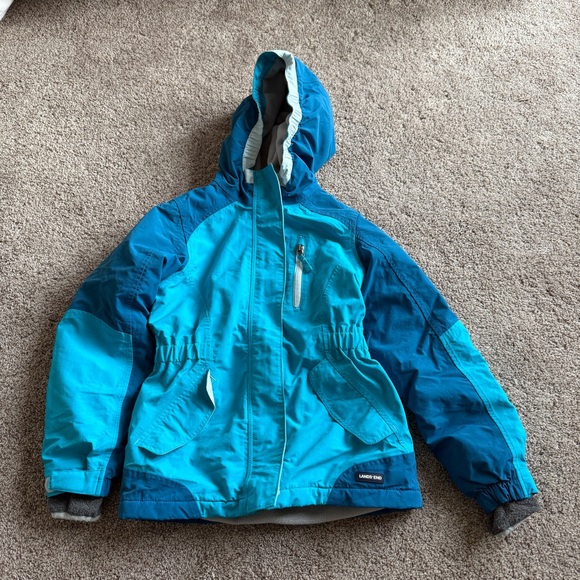 Lands' End Other - Land's End Teal Squall Winter Waterproof Insulated Jacket Size Small 7/8